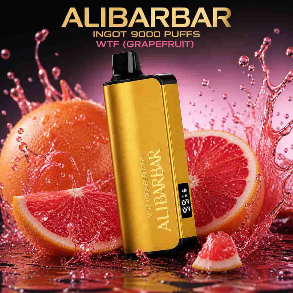 ALIBARBAR INGOT 9000 PUFFS-WTF(Grapefruit)